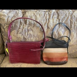 2 Argentinian Leather Purses